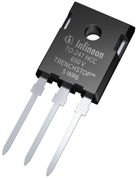 TRENCHSTOP™ 5 WR6 family in TO-247-3-HCC housing improves isolation voltage rating and thus the system reliability